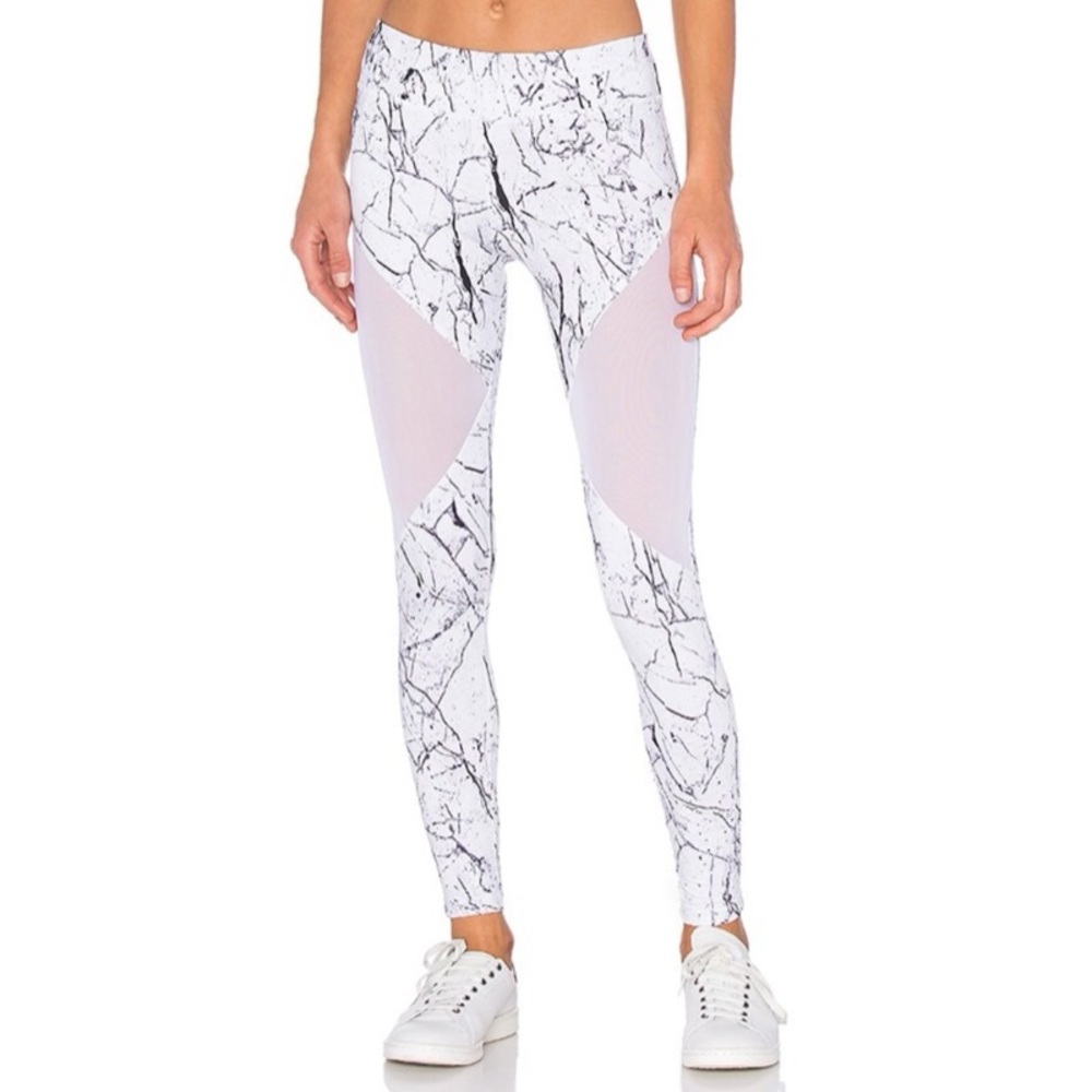 Varley Bicknell Tight in White Marble